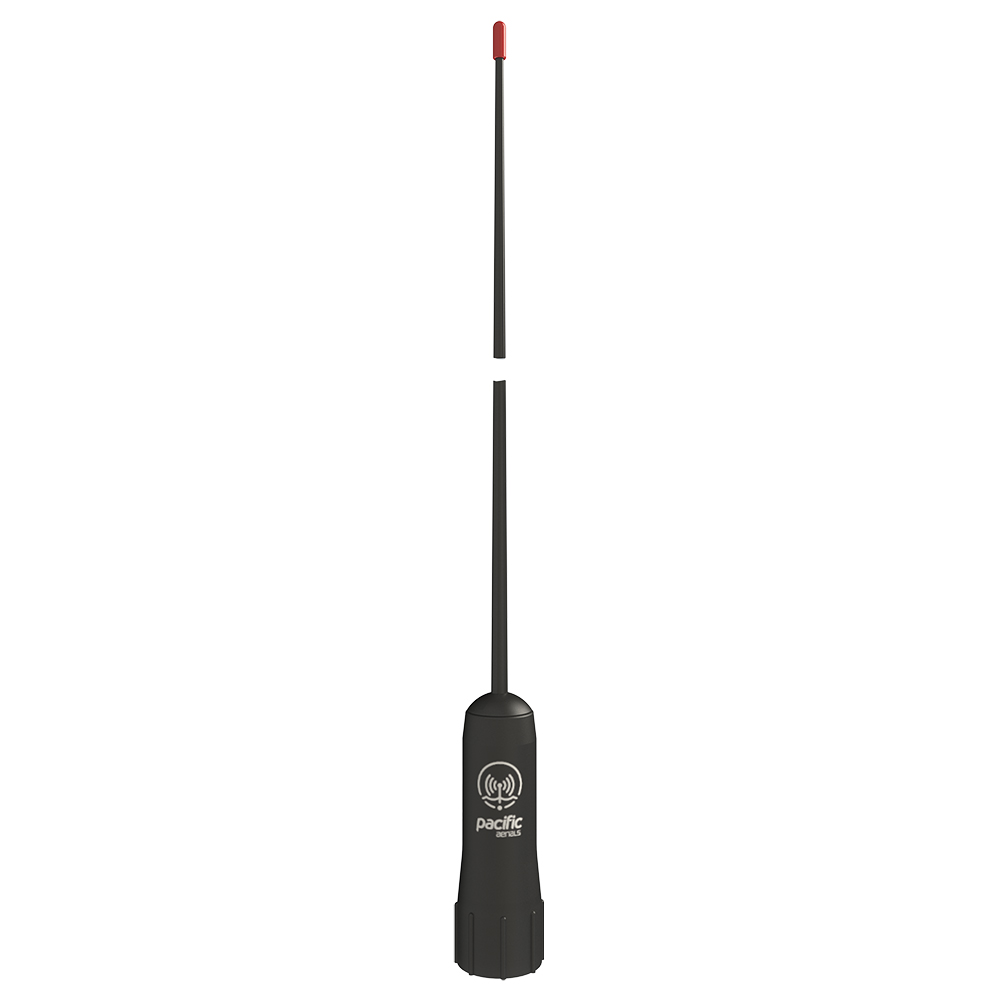 Pacific Aerials SeaMaster Pro Range 3′ AMFM Fiberglass Antenna Black